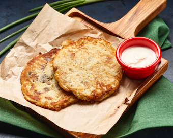 Деруни з м’ясом