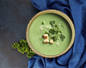Крем-суп зелений зі шпинатом