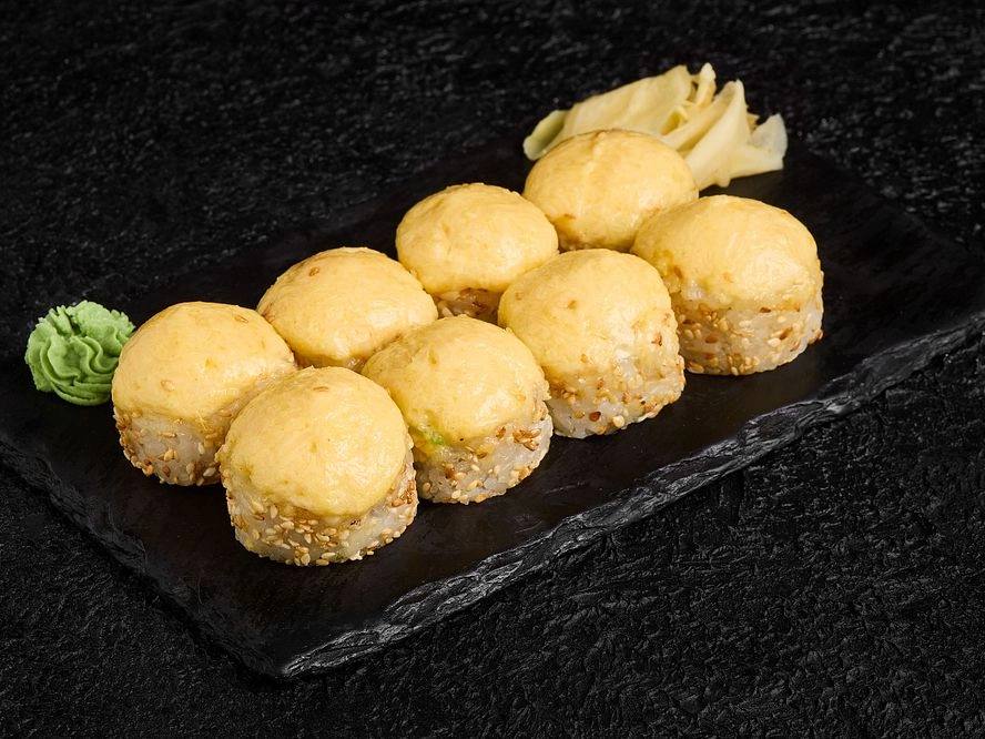 Запечений рол з креветкою