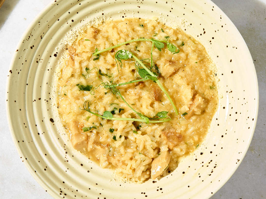 Різото з білими грибами