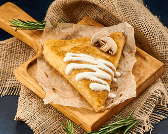 Млинець з куркою і грибами