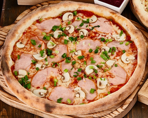 Піца Курка з грибами велика